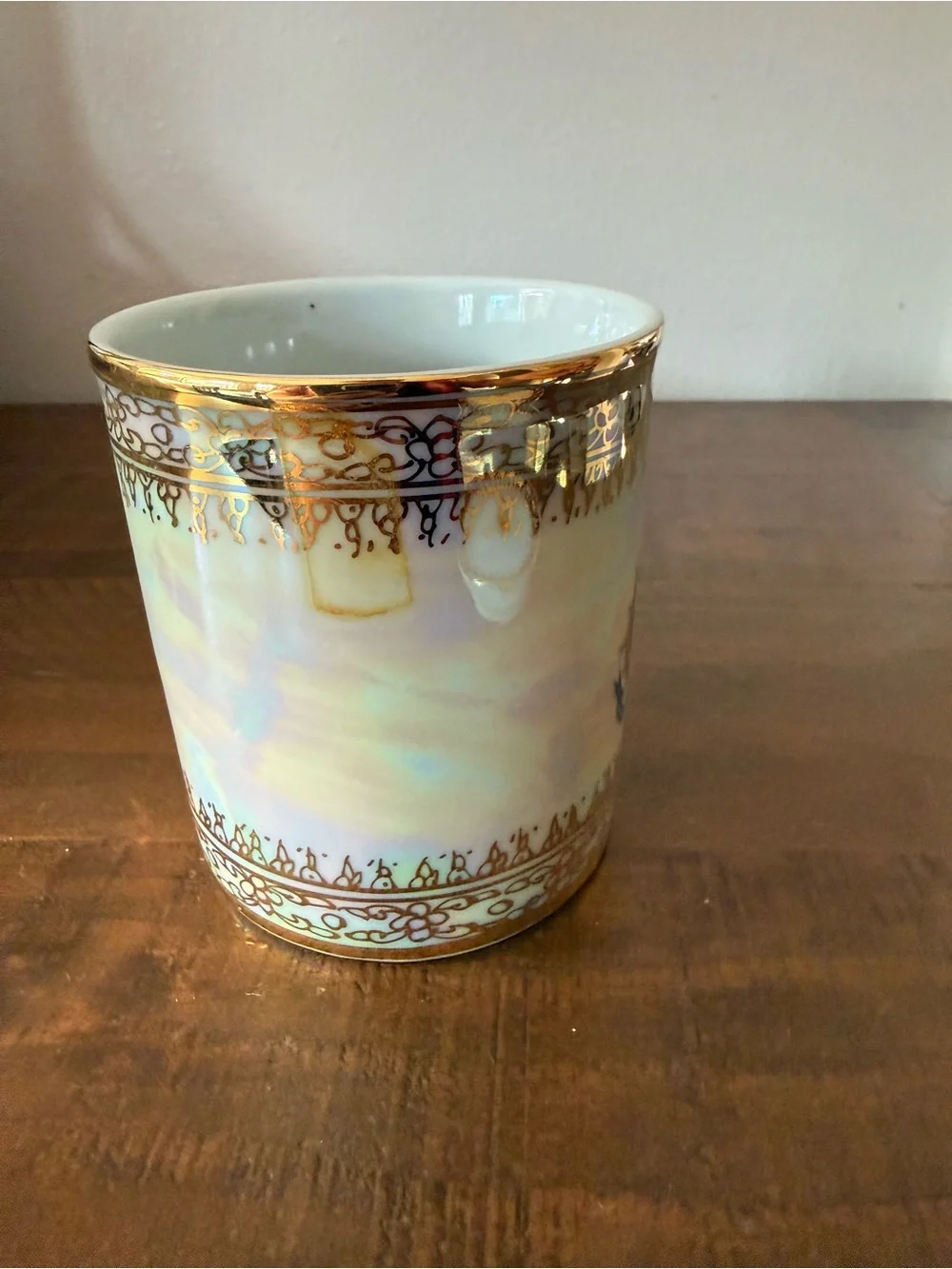 Vintage Thai King Rama IX Porcelain Mug Set with box